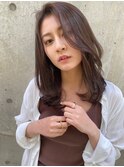 大人色っぽミディアムヘア＊担当　坂本
