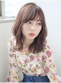 くびれヘア大人かわいい抜け感ショコラベージュ20代30代40代