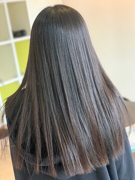 アークスヘアー 艶感アッシュ★スタイリング楽♪煌き美髪☆ナチュラルストレート