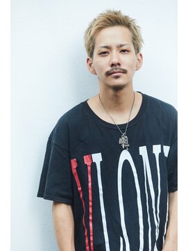 メンズサロンドットリアン(dot. lien) 【men’s salon dot. Tokyo】ブロンドショートアップバング