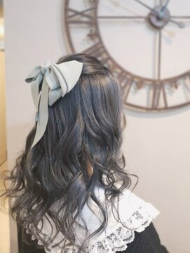 ヘアセットサロン ミント(Hair set salon MINT) ウェーブハーフアップ