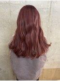 ピンクベージュ 大人ガーリー
