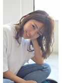 大人可愛い20代30代40代似合わせカットイメチェン流しバング