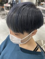 ジンジャー(GINGER)&nbsp;ブリーチ×ブルー×グレー×新髪質改善×トリートメント