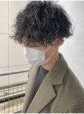 【中鉢】波巻きパーマ マッシュ