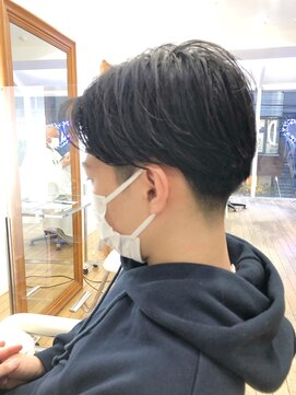 ヘッズ 本八幡店(HEADS) かき上げヘア ニュアンスマッシュ サイドパート 韓国マッシュ