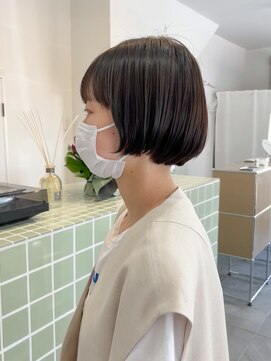 モーメント(a moment) マッシュショートx少し燻んだブラウン