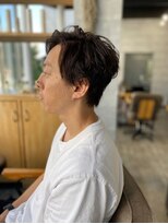 ソイクフ 高田馬場店(SOY-KUFU)&nbsp;MEN’S HAIR ツーブロックマッシュ束感ショートマッシュパーマ