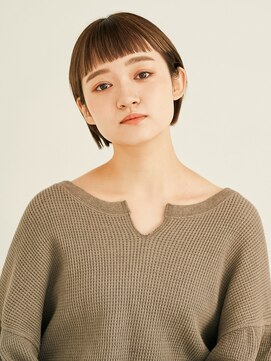 オンク 新宿(onk) 黒髪/グレーベージュ/レイヤーロング/前髪パーマ[新宿駅]