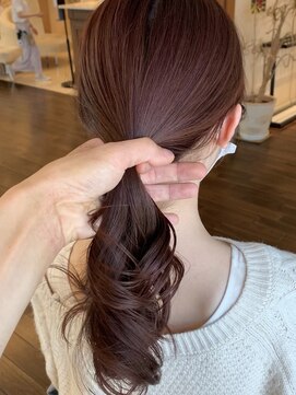 ザックジングウ 表参道(ZACC JINGU) 20代30代40代大人可愛いラベンダーほうじ茶ラテカラー