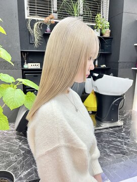 チュダック(ChuDuck) 韓国風《ミルクティー》ブリーチ/ケアブリーチ/ダブルカラー