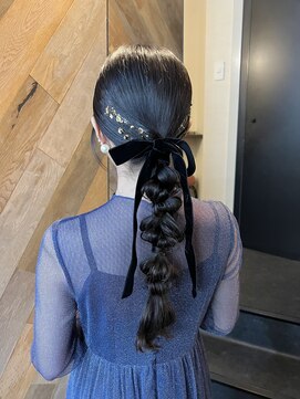 ロットアニバース(lott annibirth) 【髪質改善】タイト編み下ろしヘア@mutsumi