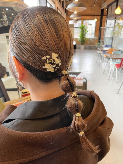 お呼ばれヘアアレンジ