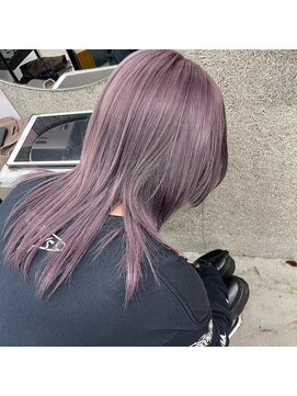 ラル(Lull) 【スモーキーパープル×ハイレイヤーウルフ】髪質改善/完全個室