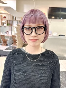 テテ(TETE) ボブ/ミニボブ/ピンクカラー/モーヴピンク