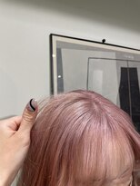 ペレ 渋谷(PELE)&nbsp;h_ デザインカラー/レイヤーカット/ウェットヘア/ベージュ