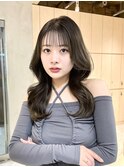 韓国ヘア ワンホンヘア くびれヘア レイヤーカット