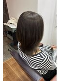 ブリーチなし質感再整カラー/オリーブ系カラー