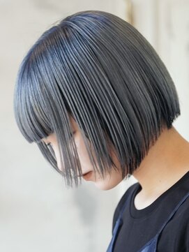 ニュイ(NUIT) ダブルカラーミルクティーベージュカラーケアブリーチ韓国ボブ