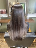 エムエーヘアースタジオ(M/A hair studio.)&nbsp;艶々さらさらロング◎暗髪グレージュ