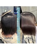 ★美髪矯正 Before After