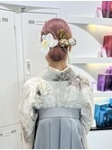 【卒業式】ヘアセット×袴着付け