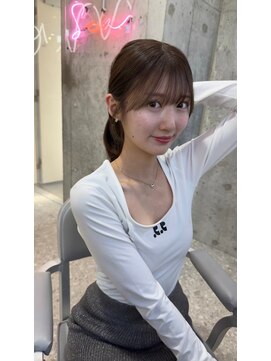 ハローバイシー 仙台(Hello by Sea) 顔周りカット×レイヤー[ 美髪/韓国風/顔周り/髪質改善]仙台