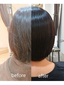 ループス 日吉店(Loops) ノンダメージカラー+高濃度水素ケア