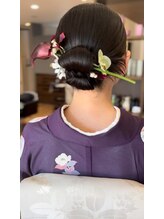 アズワン(As:one) 和装生花ヘアセット