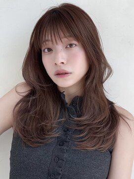 ザックラフィネ(ZACC raffine) レイヤーカット/マロンベージュ/ワンカールスタイル