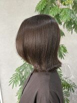 クム 横浜(qumu)&nbsp;レイヤーボブ × カーキベージュ【神永】