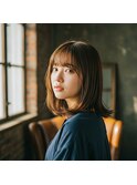 シャギーカット×ココアブラウン×20代30代40代×越谷美容室