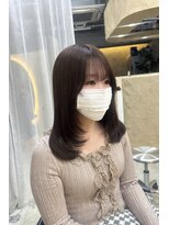 ウリ 横浜(uli)&nbsp;【MIKU指名限定】ザクザクレイヤーカット×ヘーゼルベージュ