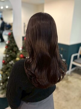 ヘアーブレイス(hair brace) 千葉駅/着物ヘア/大人ガーリー/ダークアッシュ/似合わせカット