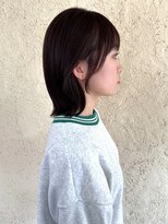 プリモ ココ 鍋島店(Primo coco.)&nbsp;くびれヘア アッシュブラウン 顔周りカット 透明感カラー 20代