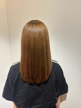 ヘアリラクゼーション クインズベリー(Hair Relaxation Queen's Berry) デザインカラー柔らかさの出るベージュカラー9.27