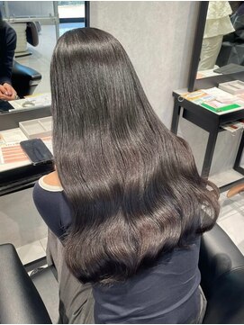 フォルテ 島田店 地毛風透け感ブラックブラウン