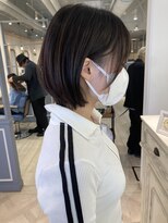 シェノン 赤羽店(CHAINON)&nbsp;長めショートボブコンパクトなひし形シルエット朝楽な髪型赤羽