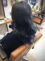 アグ ヘアー リーブル 高崎1号店(Agu hair livre)&nbsp;インナーカラー ブルー