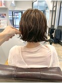 大分ショートボブ顔周りレイヤーカット髪質改善カラー