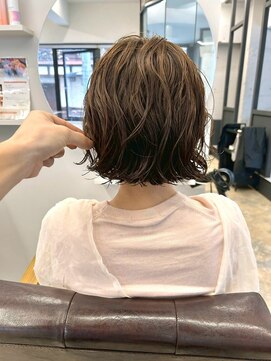 ジュベ(juve.) 大分ショートボブ顔周りレイヤーカット髪質改善カラー