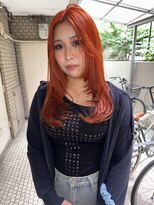 シイ(SIE) ブリーチありオレンジカラー☆
