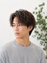 ツミカヘアーサロン(TSUMICA hair salon)&nbsp;色気センターパート無造作マッシュ