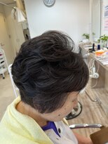 ヘアーメイクアミ【着付け】&nbsp;ふんわりパーマショートスタイル