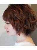 ゆるふわショートパーマ