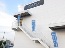 アクアス ヘアーデザイン ハローズ田ノ上店(AQUAS hair design)の雰囲気（この外観を目印にお越しください！）