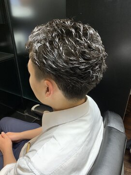 ヒロギンザバーバーショップ 神楽坂店(HIRO GINZA BARBER SHOP) 七三ショート