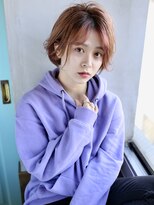 バース(BIRTH)&nbsp;天神【BIRTH】大人ボブ×オレンジベージュ