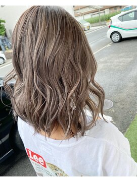 ソポププ(sopo pupu) ブリーチ2回履歴ありシルバー