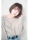 動きのあるボブ